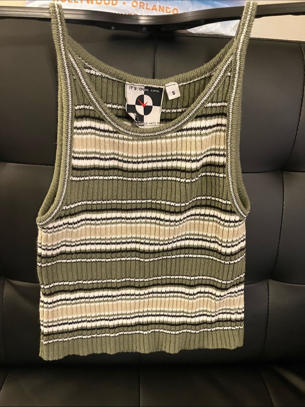 It's Our Time Rib Knit Tank Women's Small